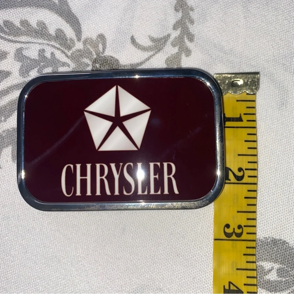 Chrysler‎ Belt Buckle Licensed Brushed Metal Car Logo